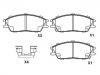 тормозная кладка Brake Pad Set:58101-24A00