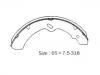 刹车蹄片 Brake Shoe Set:41060-01D27