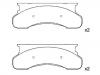 тормозная кладка Brake Pad Set:E9TZ-2001-B