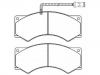 тормозная кладка Brake Pad Set:BBU 8178