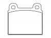 Bremsbelagsatz, Scheibenbremse Brake Pad Set:0060 713 601 00