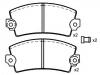 Pastillas de freno Brake Pad Set:4 320 271