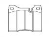 Bremsbelagsatz, Scheibenbremse Brake Pad Set:0060 736 109