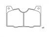 Pastillas de freno Brake Pad Set:180507