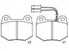 Plaquettes de frein Brake Pad Set:0060 728 434