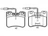 Pastillas de freno Brake Pad Set:95 619 549