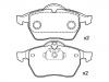 Plaquettes de frein Brake Pad Set:16 05 036