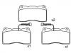 Bremsbelagsatz, Scheibenbremse Brake Pad Set:9 948 030