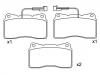 тормозная кладка Brake Pad Set:7 736 272 2