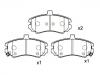 Bremsbelagsatz, Scheibenbremse Brake Pad Set:58101-2DA50