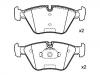 Plaquettes de frein Brake Pad Set:34 11 2 282 995