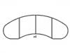 Bremsbelagsatz, Scheibenbremse Brake Pad Set:190688