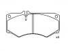 Bremsbelagsatz, Scheibenbremse Brake Pad Set:601 420 87 20