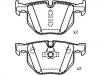 Brake Pad Set:34 21 6 763 043