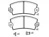 Pastillas de freno Brake Pad Set:60 00 039 184