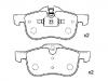 тормозная кладка Brake Pad Set:SFP100511