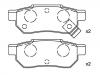 Pastillas de freno Brake Pad Set:43022-ST3-E00