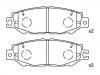 Pastillas de freno Brake Pad Set:04466-50060