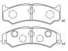 Plaquettes de frein Brake Pad Set:04491-87719