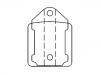 Bremsbelagsatz, Scheibenbremse Brake Pad Set:D66-733