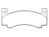 Brake Pad Set:3744449