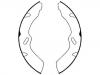 Bremsbackensatz Brake Shoe Set:474103440