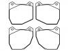 刹车片 Brake Pad Set:RJR698151